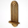 Hanah Home Raf269 Estante de Pared Nogal